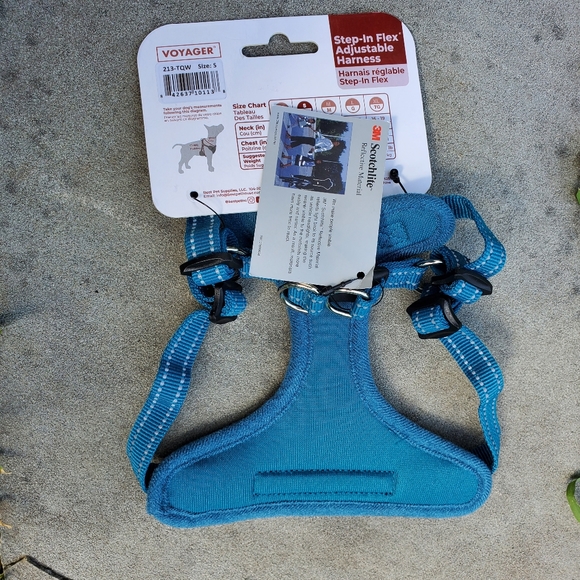 Voyager Step-in Mesh Harness All weather Size S Blue - Picture 6 of 7